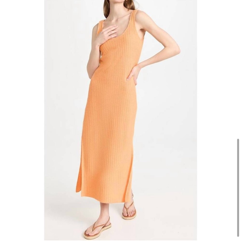 NEW Z SUPPLY brayden midi dress in papaya